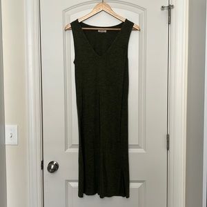 Madewell Olive Swing Dress Medium